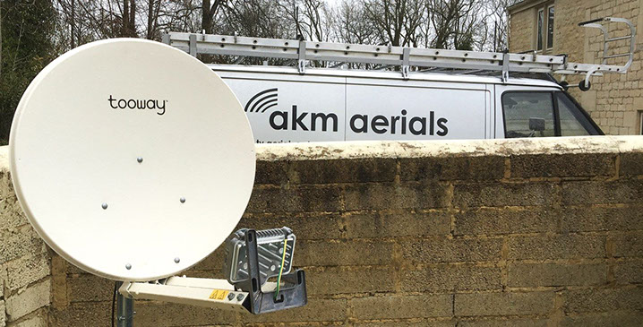 satellite broadband Bibury